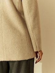 Neutral Warm Handle Blazer with Wool - Image 5 of 7