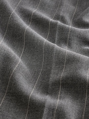 Grey Pinstripe Straight Trousers - Image 8 of 8