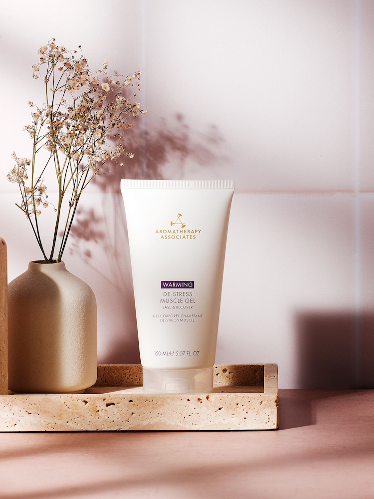 Aromatherapy Associates Warming De-Stress Muscle Gel 150ml - Image 2 of 3 Aromatherapy Associates Warming De-Stress Muscle Gel 150ml - Image 2 of 3