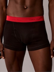 Calvin Klein Black Cotton Classics Trunks 5 Pack - Image 2 of 6