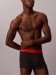 Calvin Klein Black Cotton Classics Trunks 5 Pack - Image 4 of 6