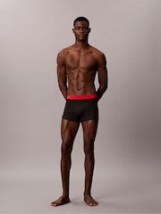 Calvin Klein Black Cotton Classics Trunks 5 Pack - Image 5 of 6