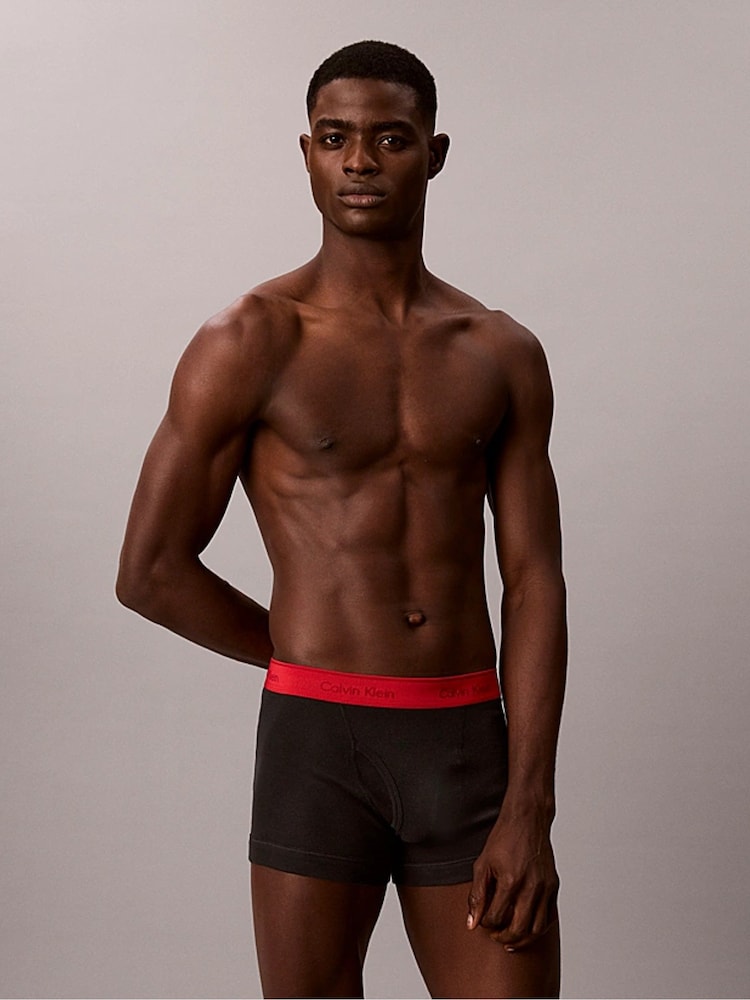 Calvin Klein Black Cotton Classics Trunks 5 Pack - Image 6 of 6 Calvin Klein Black Cotton Classics Trunks 5 Pack - Image 6 of 6