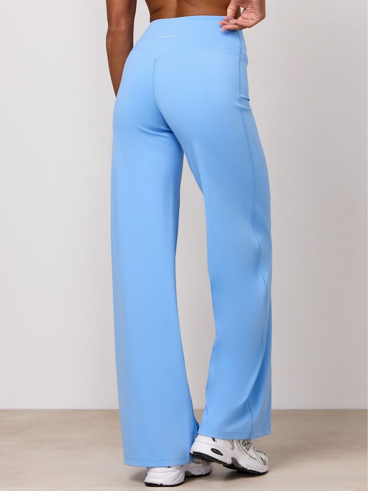 Gym King Blue 365 Lightweight Straight Leg Yoga Pant - Image 2 of 4 Gym King Blue 365 Lightweight Straight Leg Yoga Pant - Image 2 of 4