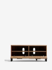 Dark Bronx Up to 46 inch Corner Oak Effect Slim TV Unit - Image 8 of 8