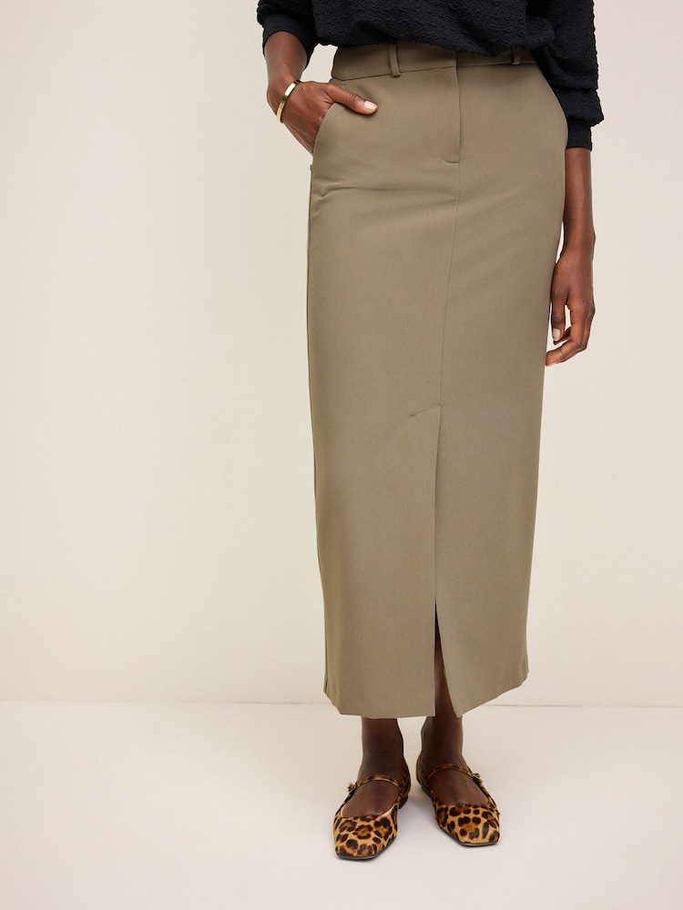 Brown / Khaki Twill Skirt - Image 2 of 7