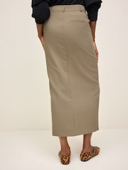 Brown / Khaki Twill Skirt - Image 3 of 7