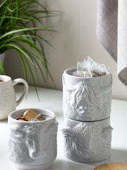 Grey Hamish Stacking Jars Set of 3 - Image 2 of 3