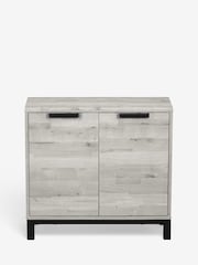 Grey Bronx Oak Effect Small Sideboard - Image 8 of 10