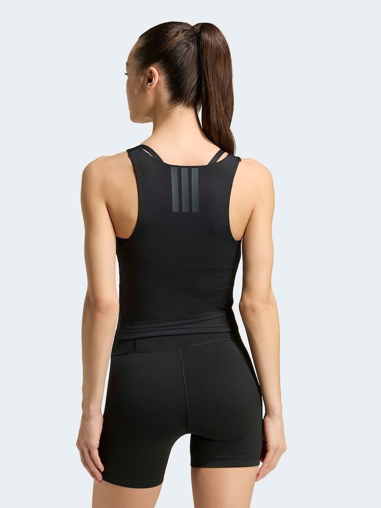 adidas Black All Me Tank Top - Image 2 of 7