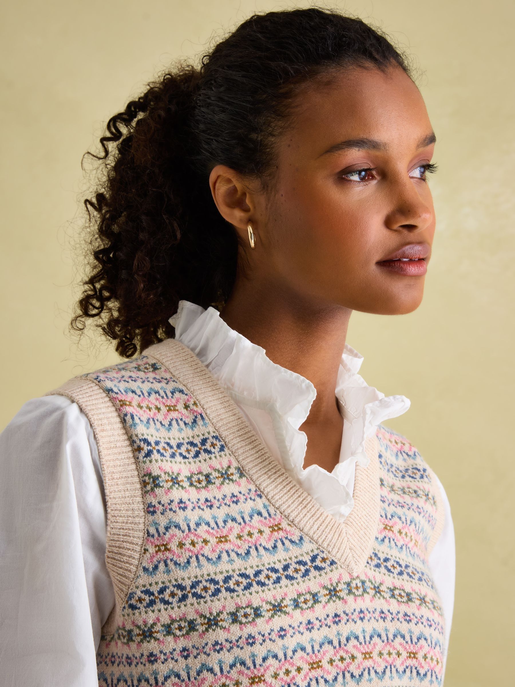 トップス doublet oversized fair-isle knit vest doublet oversized fair-isle knit vest 【公式通販】