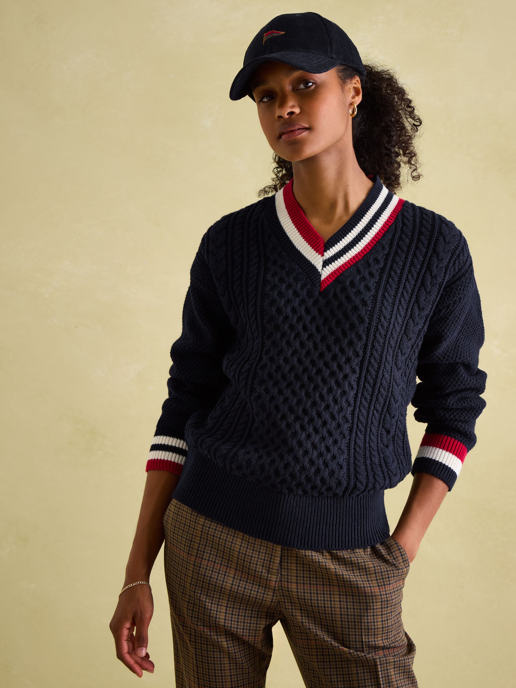 Joules cable knit jumper sales