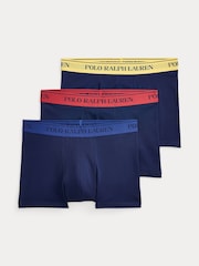 Polo Ralph Lauren Blue Classic Trunks 3 Pack - Image 1 of 6