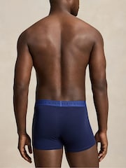 Polo Ralph Lauren Blue Classic Trunks 3 Pack - Image 4 of 6