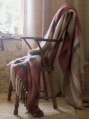 Christy Fig Moreton Brushed Wool Blend Throw - Image 3 of 4