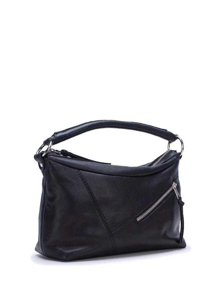 Mint Velvet Black Harri Leather Bag - Image 2 of 3