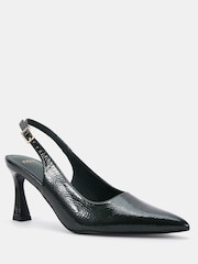 Novo Green Standard Fit ILLY Slingback Mid Heel Point Court Shoes - Image 3 of 6