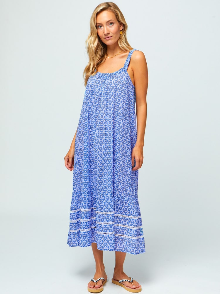 Aspiga Blue Frankie Maxi Dress - Image 1 of 5