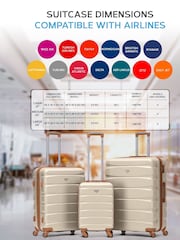 Flight Knight Hardcase Large Check in Suitcases and Cabin Case Set of 3 - Image 3 of 7