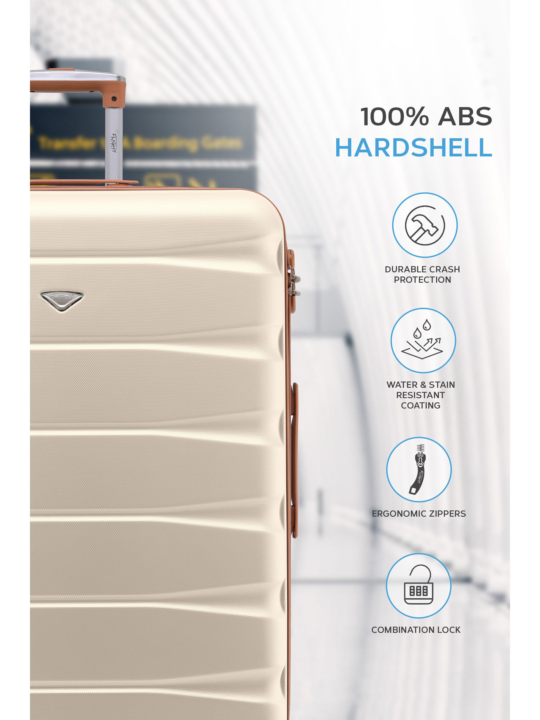 Flight Knight ABS-hardcase koffer Kabine- en handbagageopties Flight Knight ABS-hardcase koffer Kabine- en handbagageopties