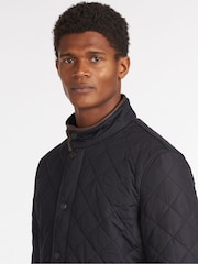 Barbour® Navy Powell Quilted Jacket - Image 5 of 12