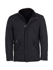 Barbour® Navy Powell Quilted Jacket - Image 6 of 12