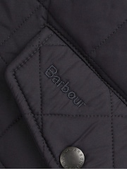 Barbour® Navy Powell Quilted Jacket - Image 9 of 12
