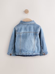 Mid Blue Denim Western 100% Cotton Jacket (3mths-7yrs) - Image 6 of 8