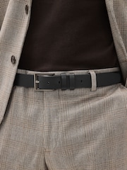 Black Leather Belt - Image 1 of 4