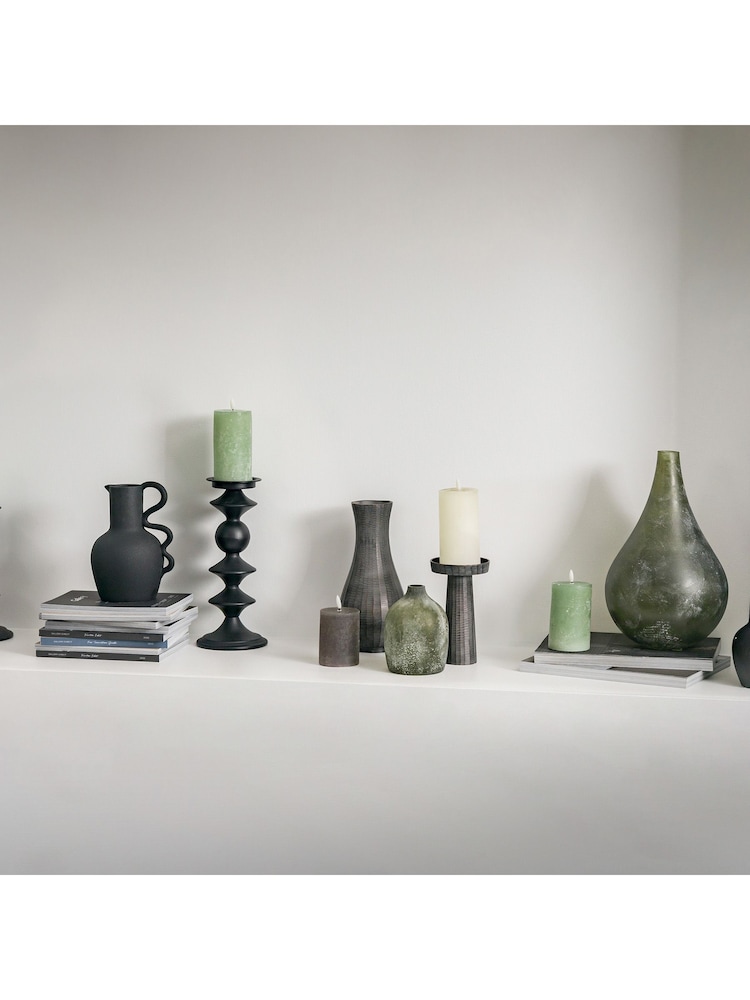 Gallery Home Grey Oakdale Fluted Small Vase - Image 2 of 3