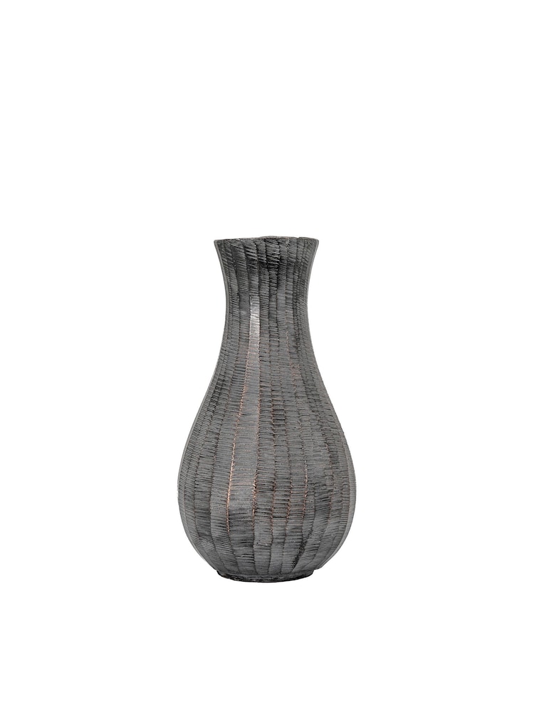 Gallery Home Grey Oakdale Fluted Small Vase - Image 3 of 3