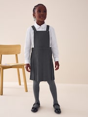 Grey Pleated Tabard Pinafore School Dress (3-14yrs) - Image 1 of 8