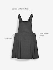 Grey Pleated Tabard Pinafore School Dress (3-14yrs) - Image 3 of 8