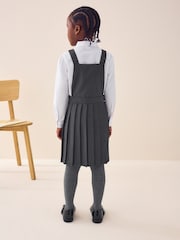 Grey Pleated Tabard Pinafore School Dress (3-14yrs) - Image 5 of 8
