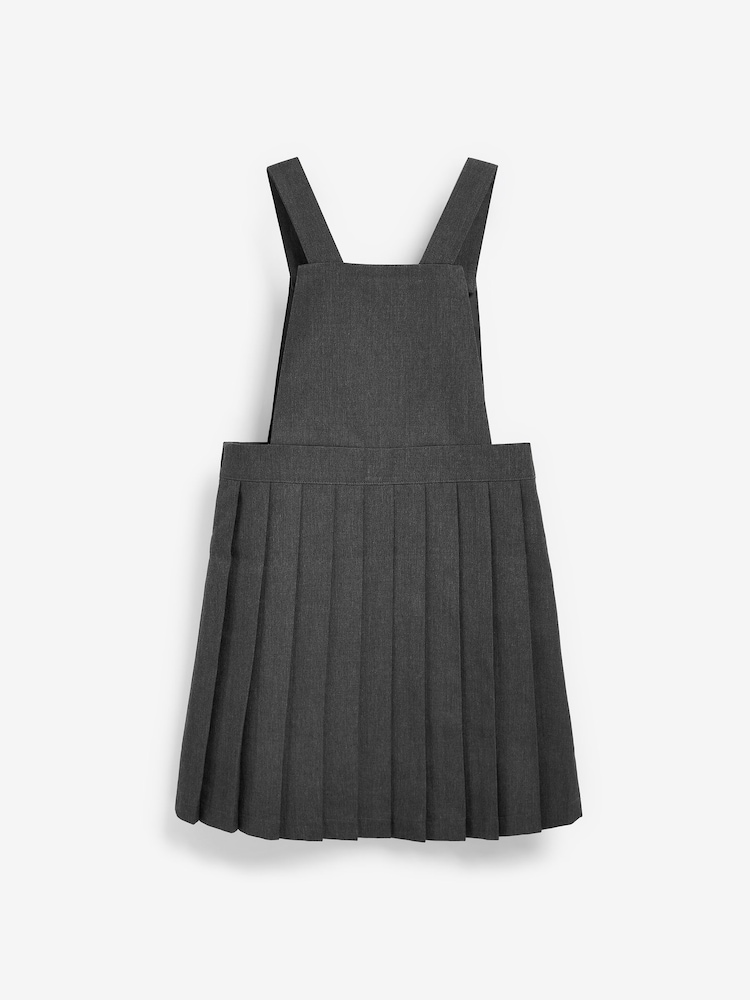Grey Pleated Tabard Pinafore School Dress (3-14yrs) - Image 8 of 8