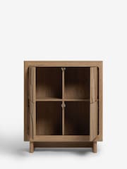 Dark Rowan Oak Effect Tall Cabinet - Image 9 of 12