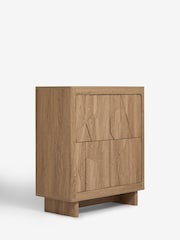 Dark Rowan Oak Effect Tall Cabinet - Image 10 of 12