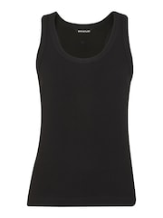 Whistles Black Ultimate Ribbed Scoop Vest - Image 4 of 4