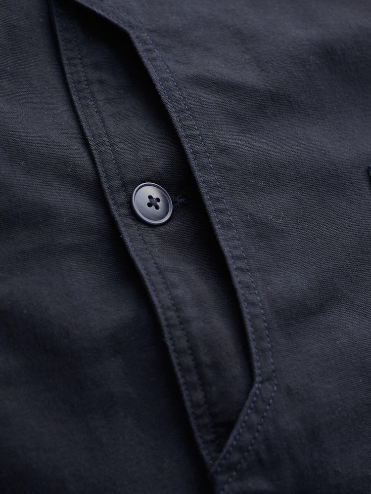 Seasalt Cornwall Blue Organic Cotton Metern Waistcoat - Image 6 of 6