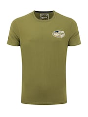 Verde - Tricou Weird Fish cu imprimeu grafic pe față Coarse Fishing - Imaginea 5 din 6
