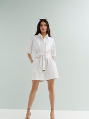 Barbour® International Rosell Linen Blend Short Playsuit - Image 1 of 16
