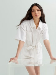 Barbour® International Rosell Linen Blend Short Playsuit - Image 3 of 16