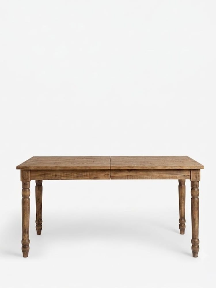 Rockett St George Natural Pine Apothecary Style 6 to 8 Seater Dining Table - Image 2 of 5
