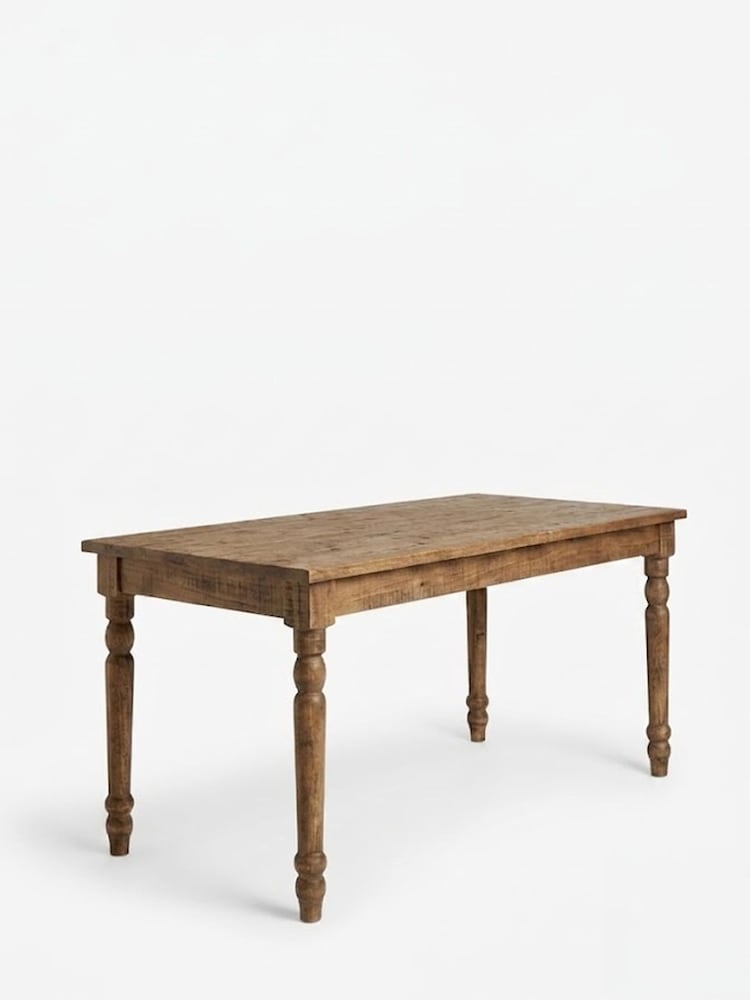 Rockett St George Natural Pine Apothecary Style 6 to 8 Seater Dining Table - Image 5 of 5