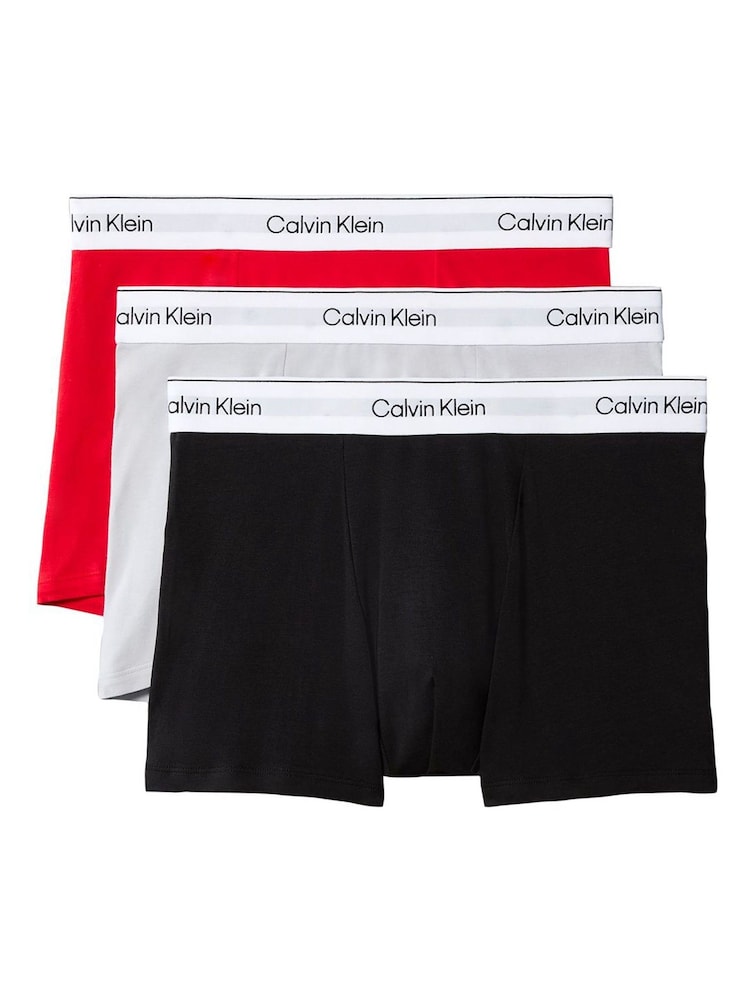 Calvin Klein מארז של 3 זוגות תחתוני בוקסר צמודים מבד סטרץ' מסיב כותנה בגזרה נינוחה, דגם Icon - תמונה 1 מתוך 5 Calvin Klein מארז של 3 זוגות תחתוני בוקסר צמודים מבד סטרץ' מסיב כותנה בגזרה נינוחה, דגם Icon - תמונה 1 מתוך 5