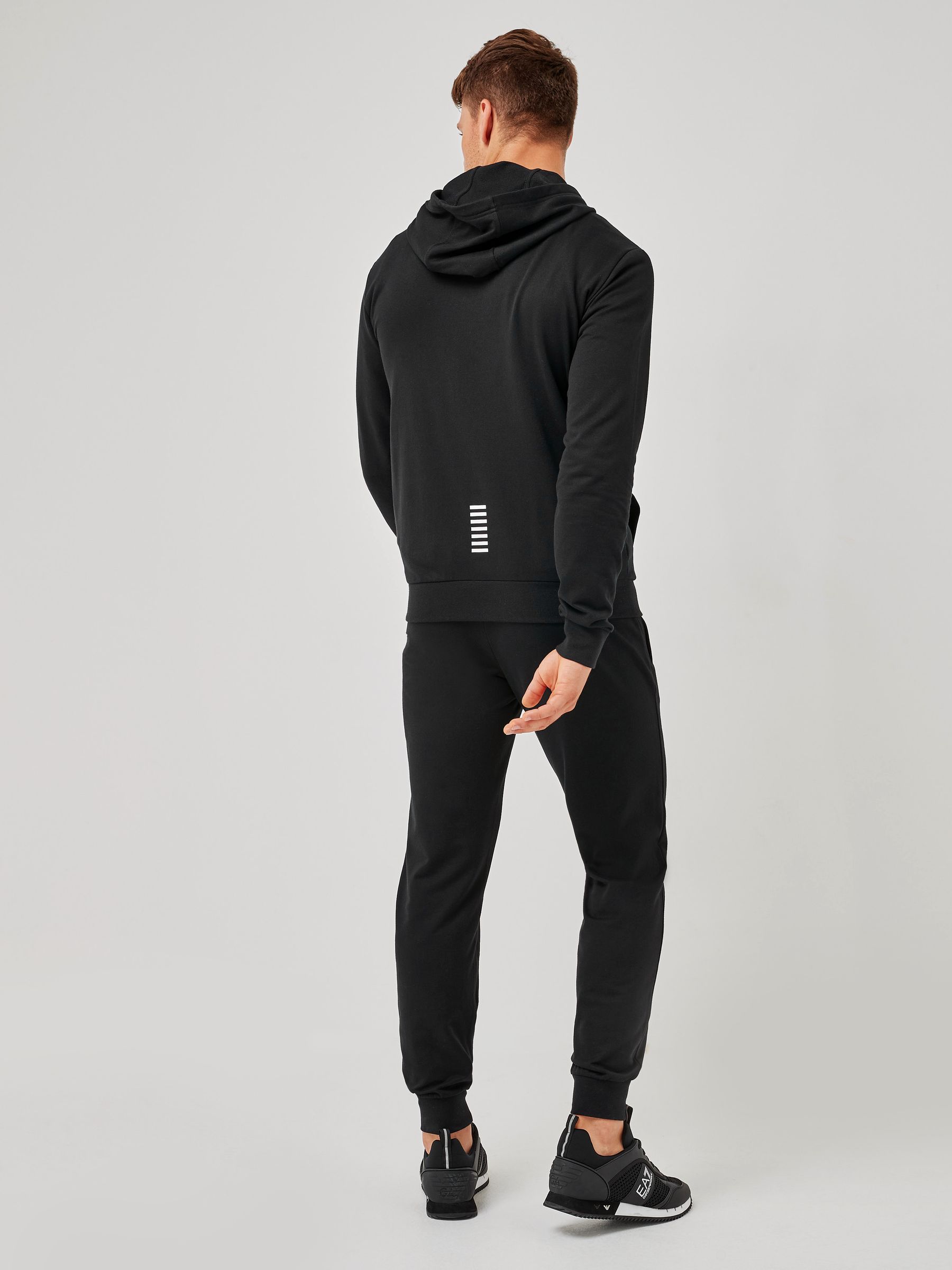 Black armani tracksuit deals