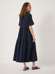 Hush Blue Maeve Cotton Cheesecloth Shirt Dress - Image 3 of 6