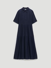 Hush Blue Maeve Cotton Cheesecloth Shirt Dress - Image 6 of 6