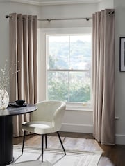 Pewter Grey 4m Bendable Bay Window Curtain Pole Kit - Image 1 of 6