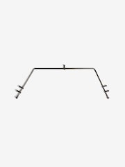 Pewter Grey 4m Bendable Bay Window Curtain Pole Kit - Image 6 of 6